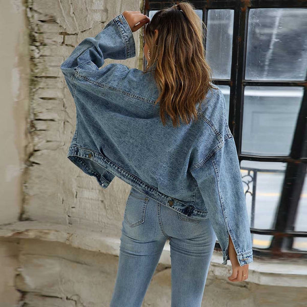 Vintage Oversized Boyfriend Denim Jacket