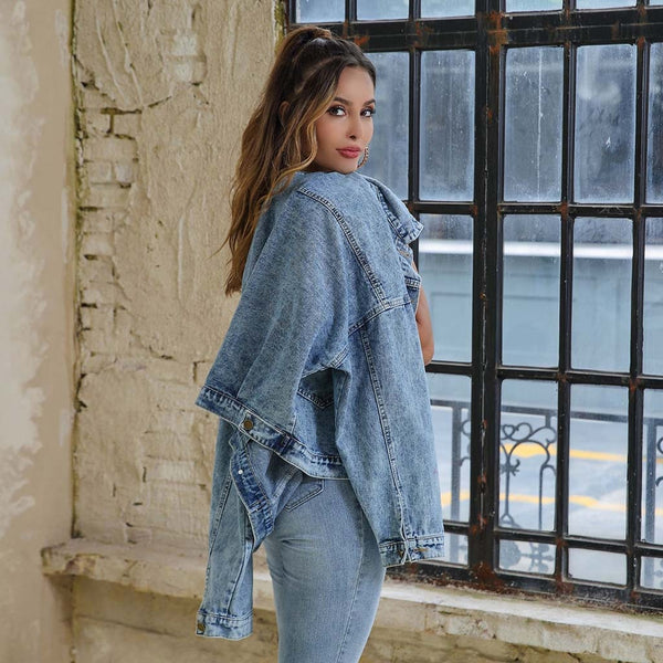 Vintage Oversized Boyfriend Denim Jacket