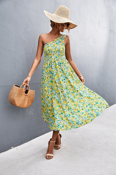 Zariah Bohemian Floral Printed Summer Dress