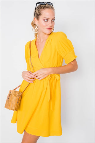 Bethany Vintage Smocked Puff Sleeve Classic Sundress