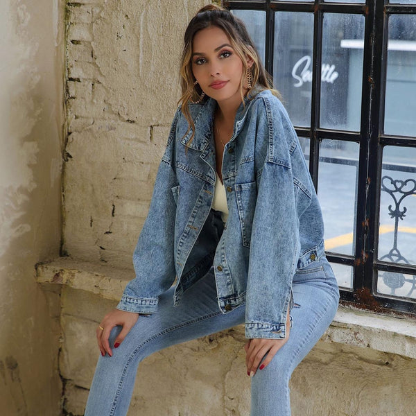 Vintage Oversized Boyfriend Denim Jacket