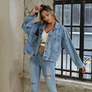 Vintage Oversized Boyfriend Denim Jacket