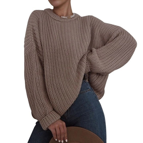 Oversized Loose Knitted Sweater