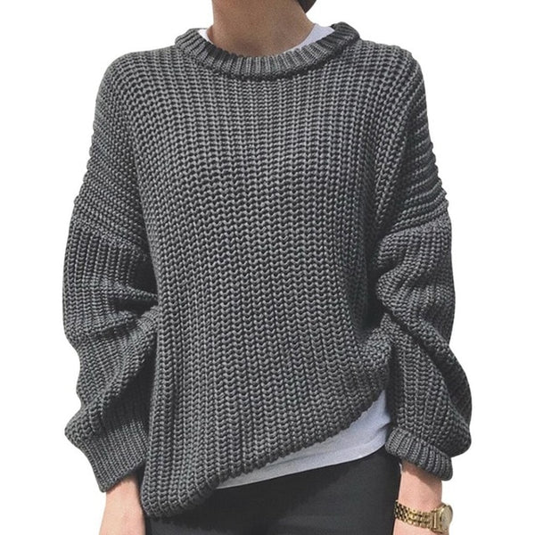 Oversized Loose Knitted Sweater