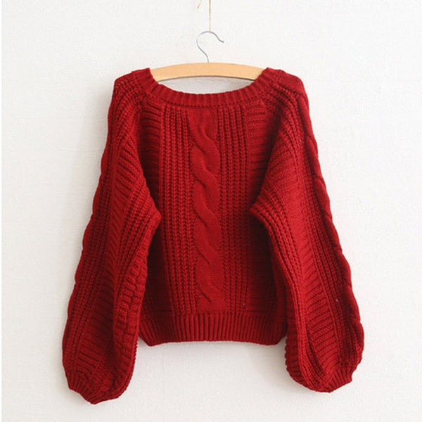 Oversized Loose Knitted Sweater