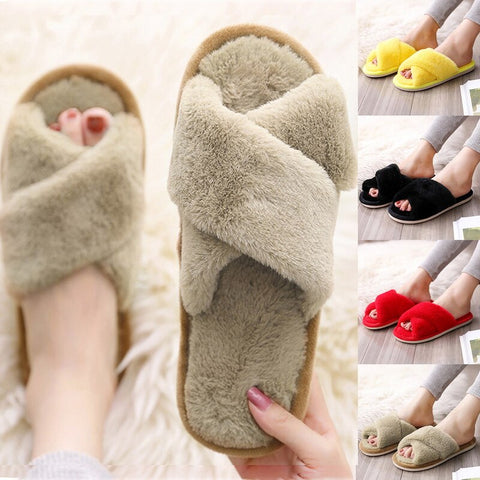 Women's Soft Plush House Slippers