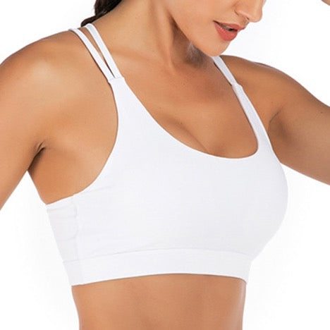 Women's Seamless Strappy Crisscross Sports Top